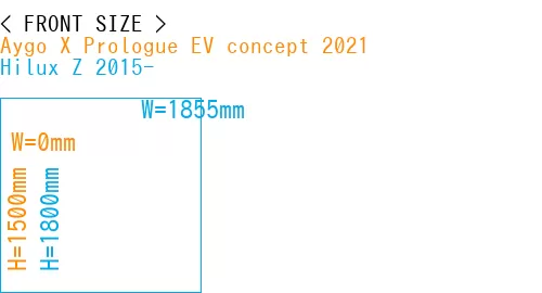 #Aygo X Prologue EV concept 2021 + Hilux Z 2015-